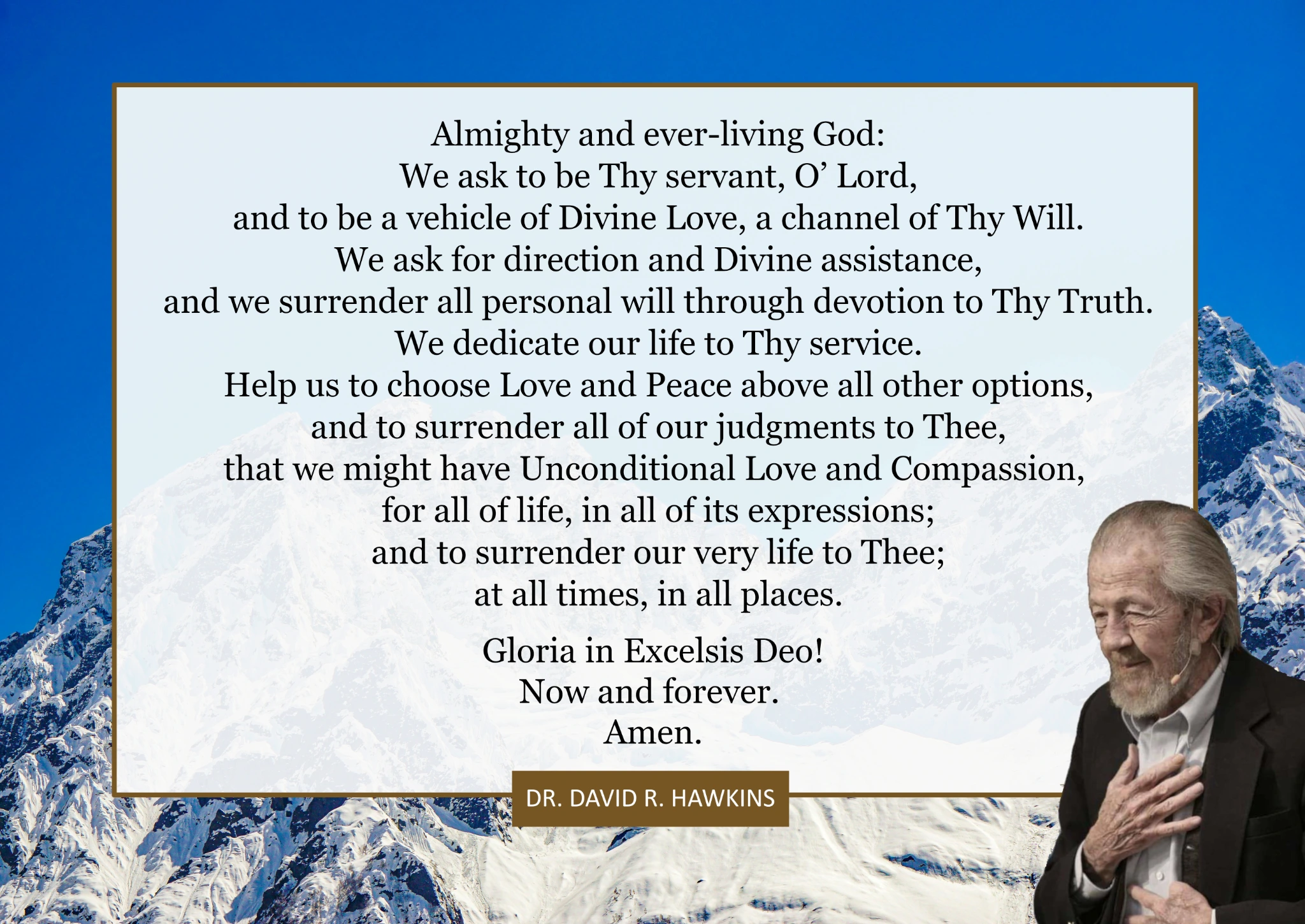 Closing prayer
